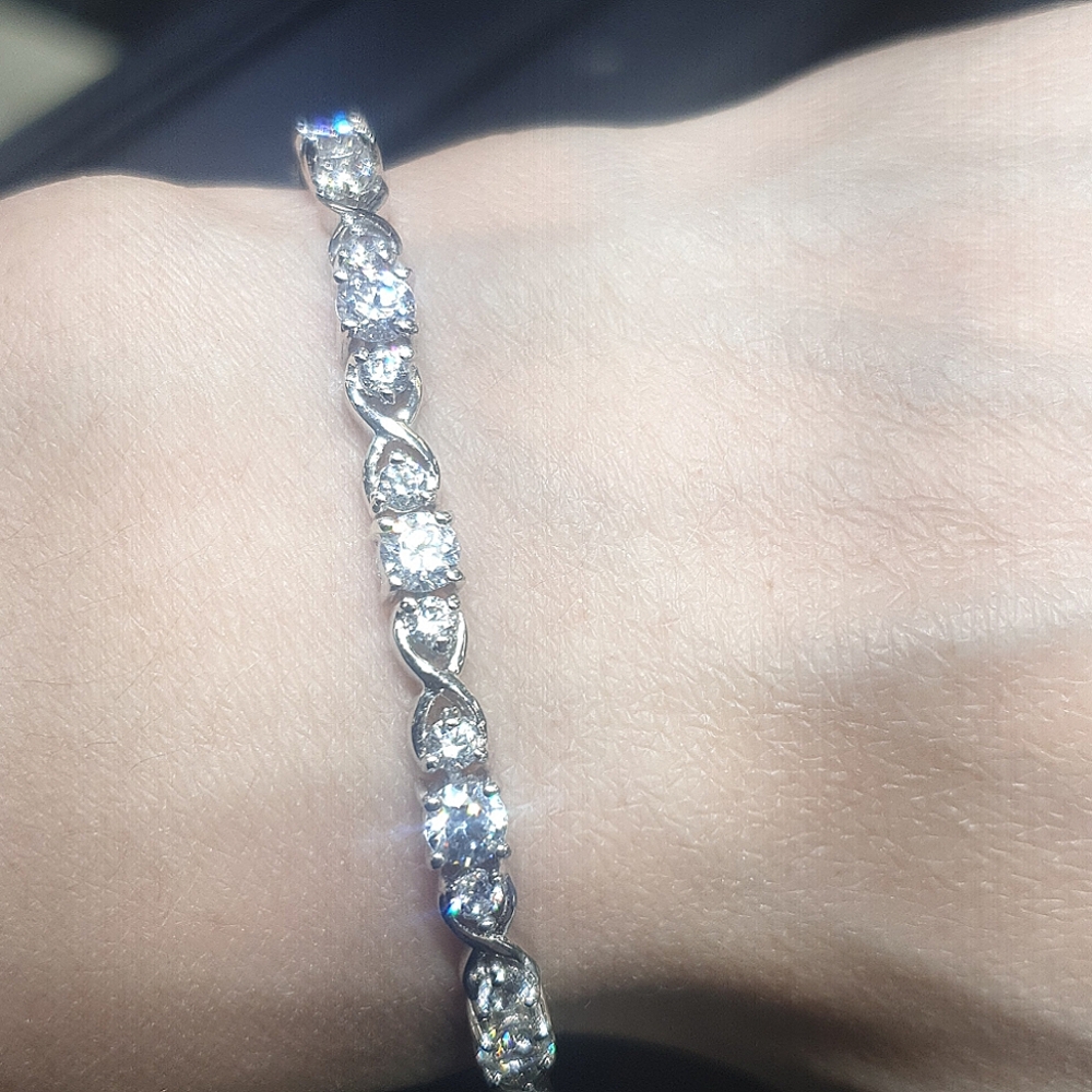 Silver womens bracelet